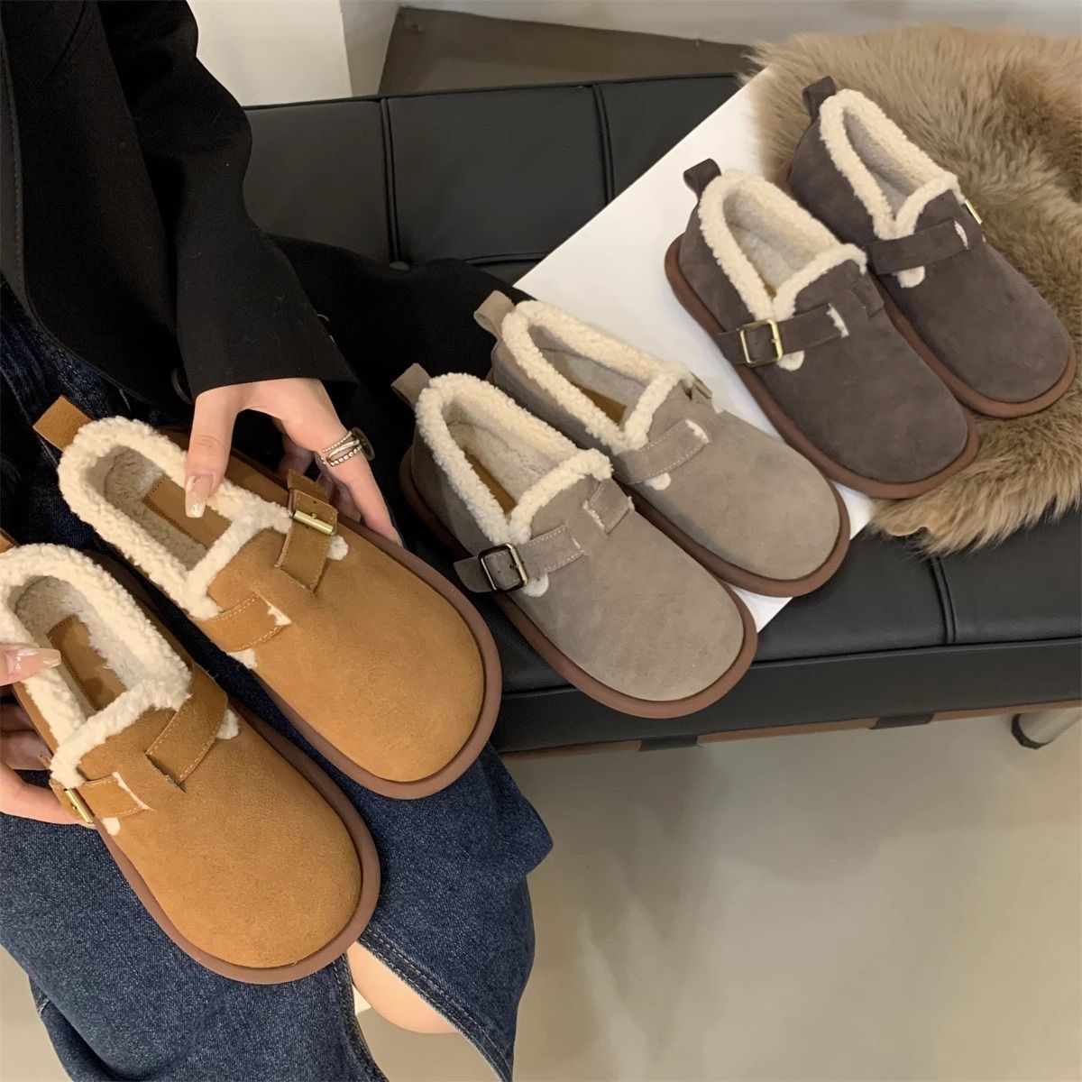 Үстэй дотортой гутал